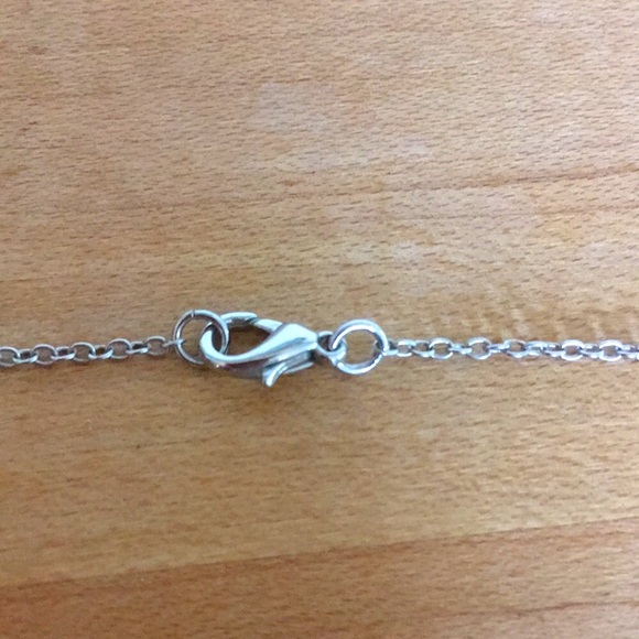 Long silver/gold beaded necklace - Picture 6 of 7